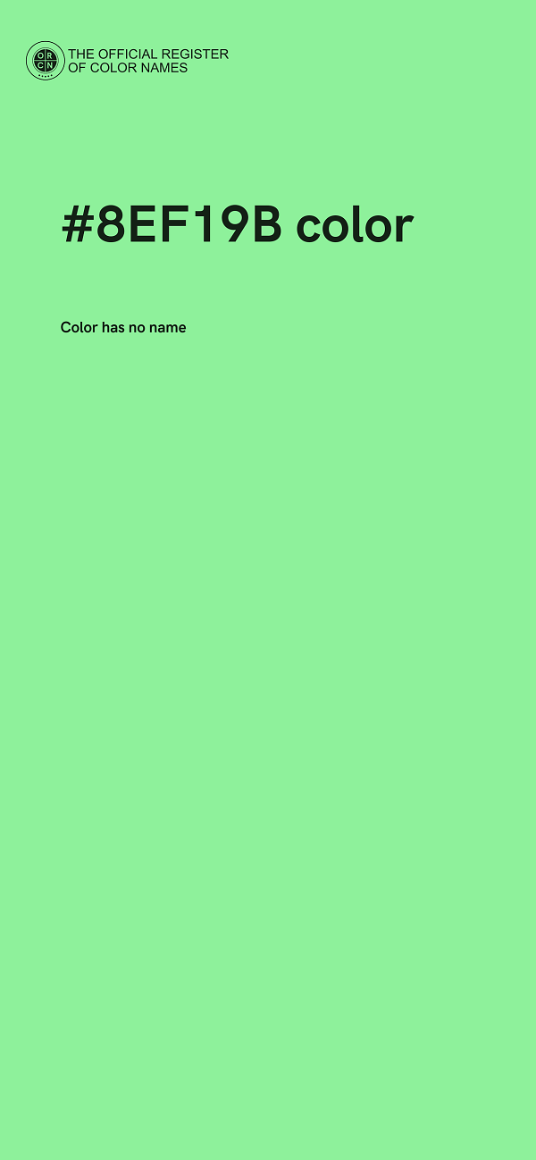 #8EF19B color image