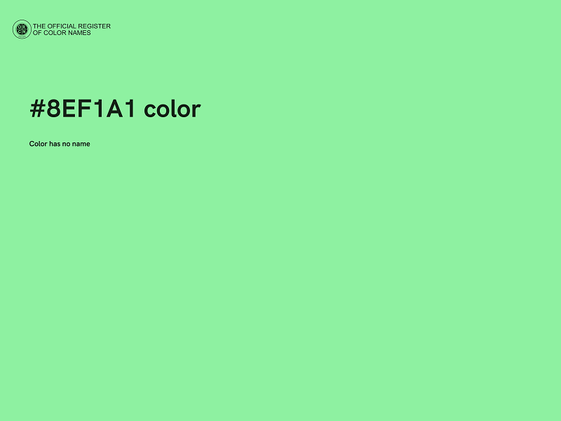 #8EF1A1 color image