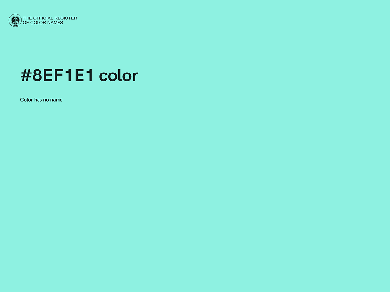 #8EF1E1 color image