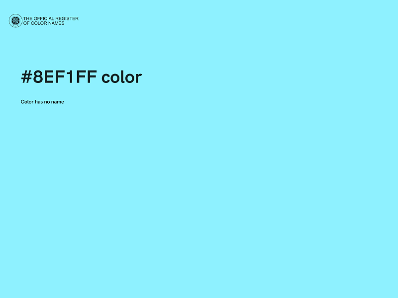 #8EF1FF color image