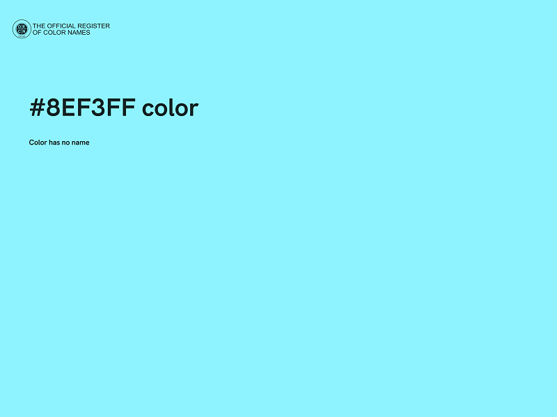 #8EF3FF color image