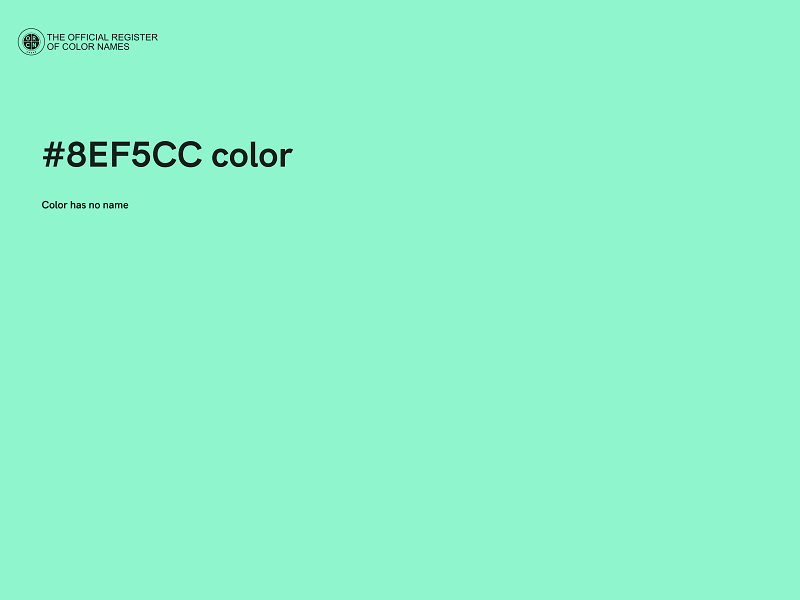 #8EF5CC color image