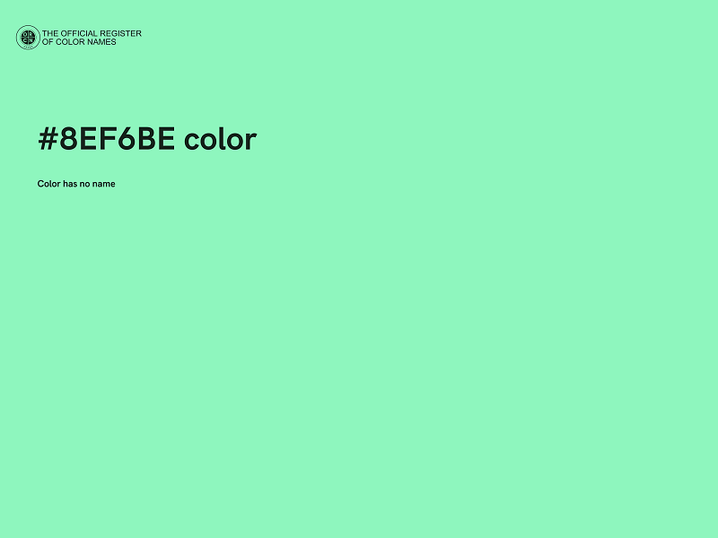 #8EF6BE color image