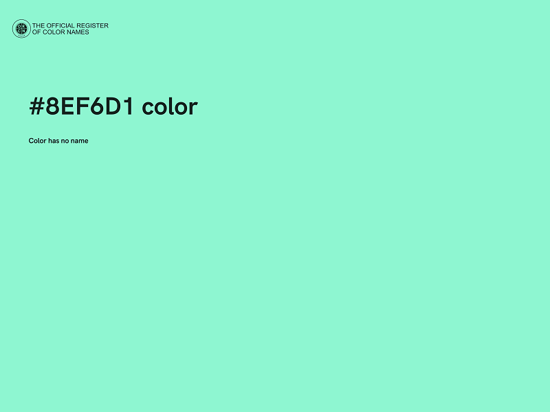 #8EF6D1 color image