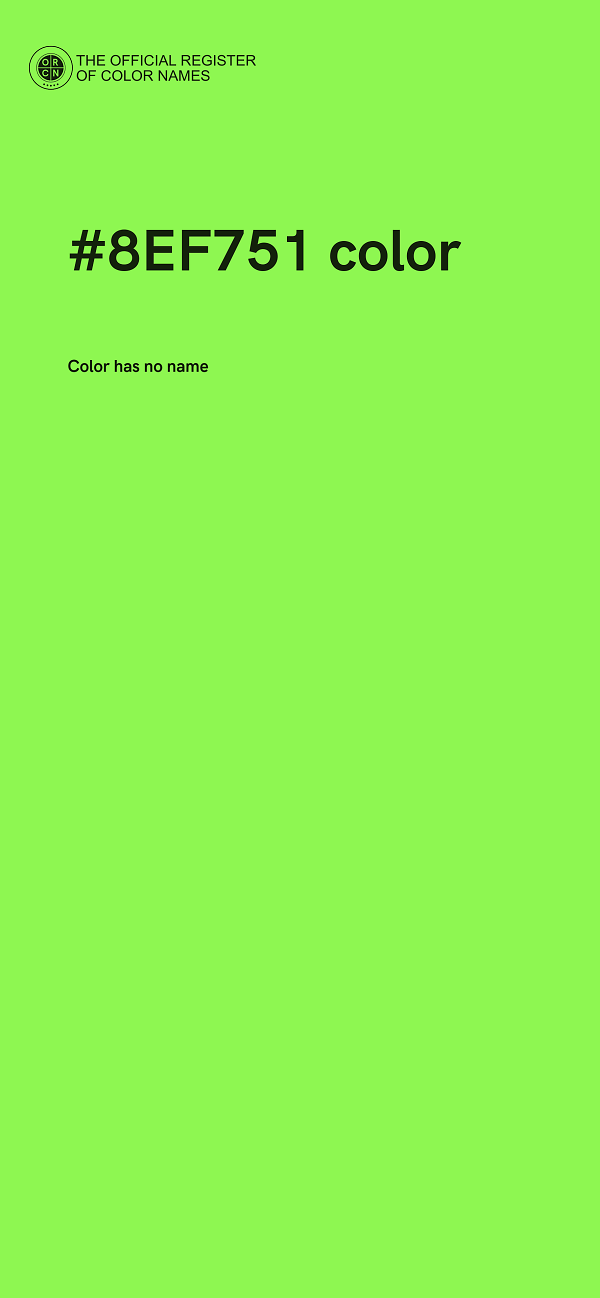 #8EF751 color image
