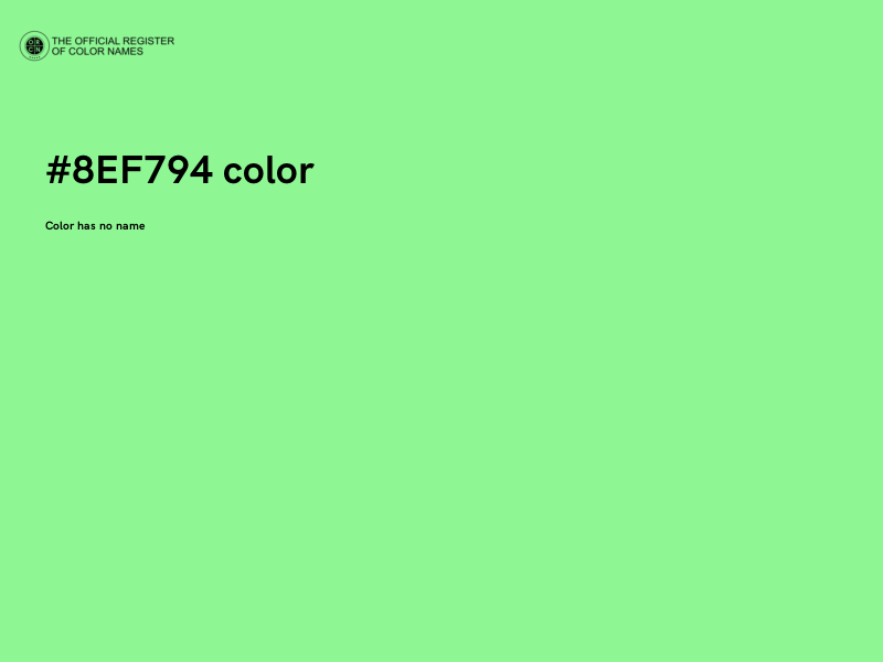 #8EF794 color image