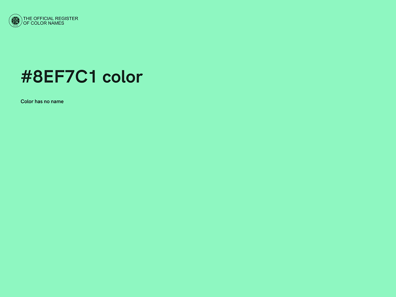 #8EF7C1 color image