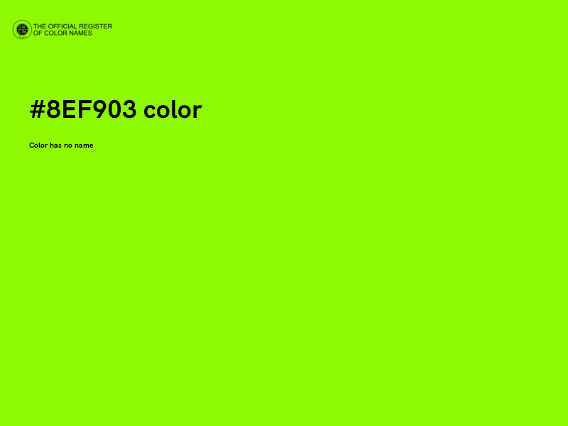 #8EF903 color image
