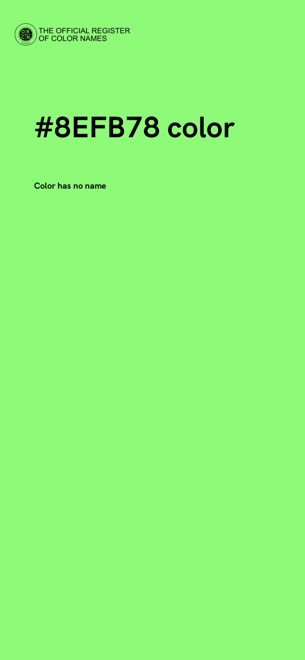 #8EFB78 color image