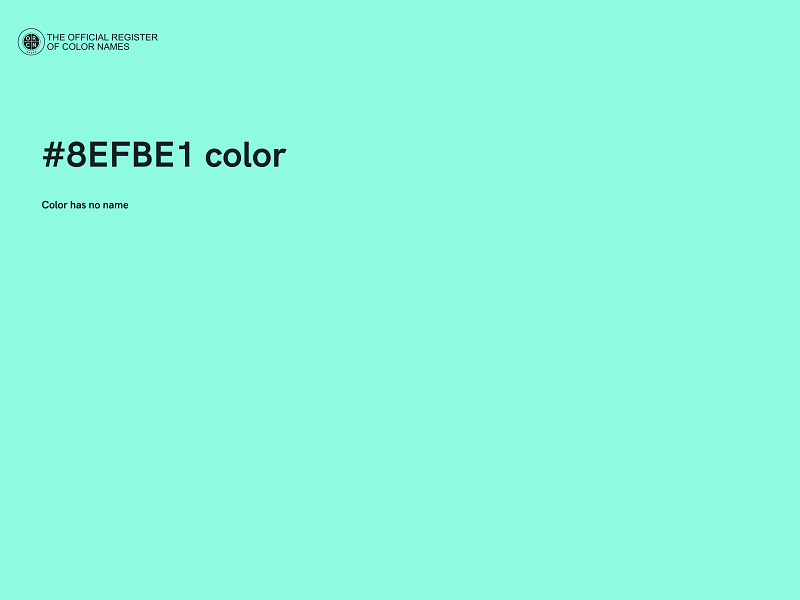 #8EFBE1 color image