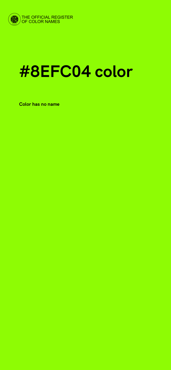 #8EFC04 color image