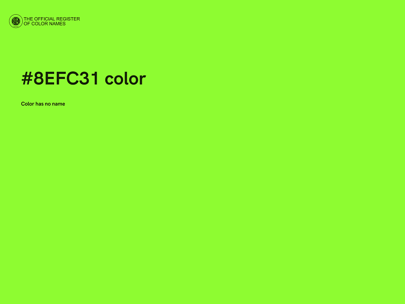 #8EFC31 color image