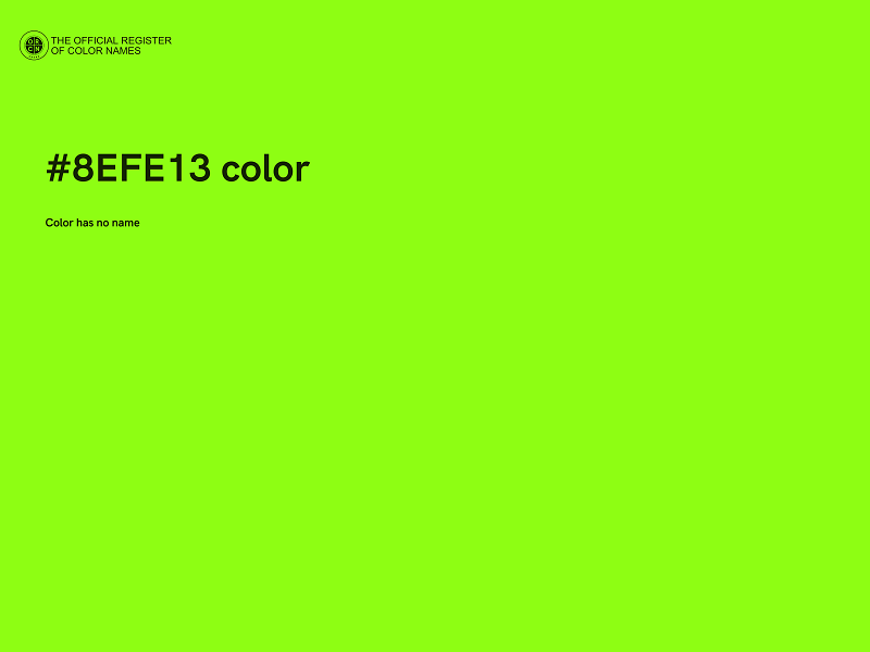 #8EFE13 color image