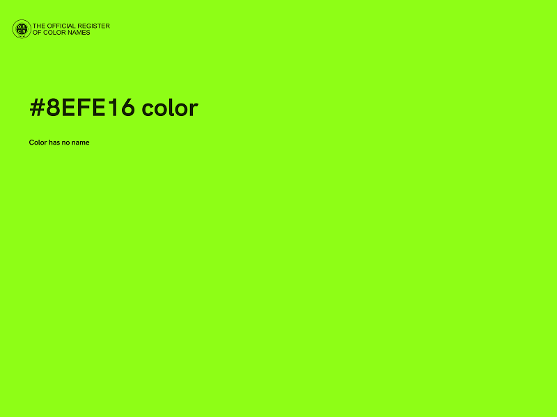 #8EFE16 color image