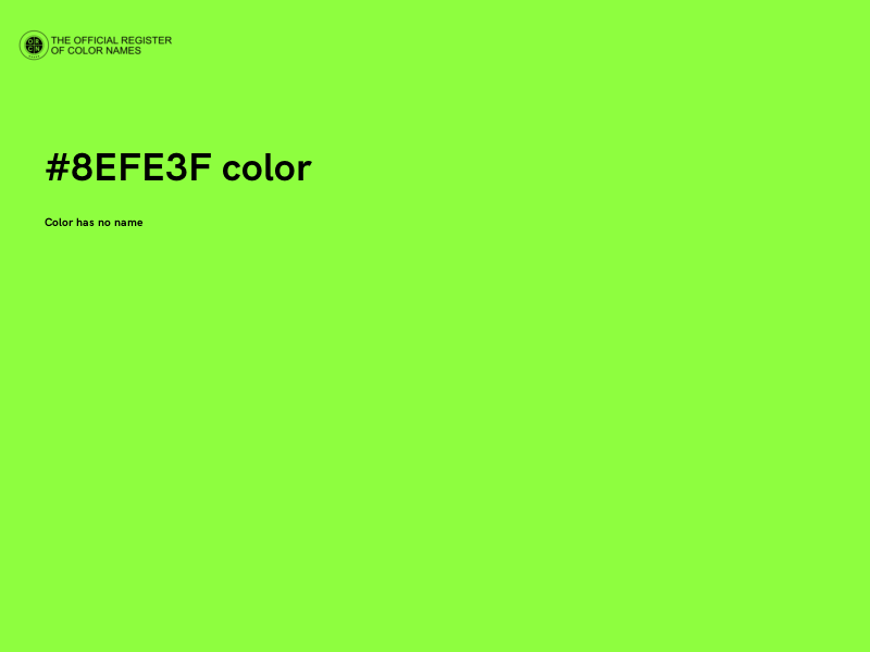 #8EFE3F color image