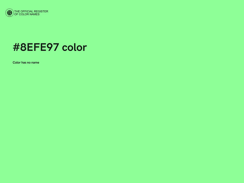 #8EFE97 color image