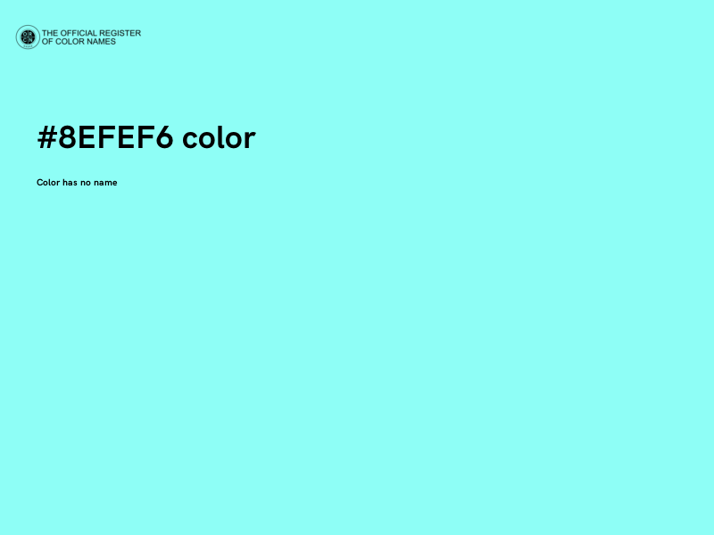 #8EFEF6 color image