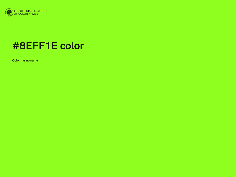 #8EFF1E color image