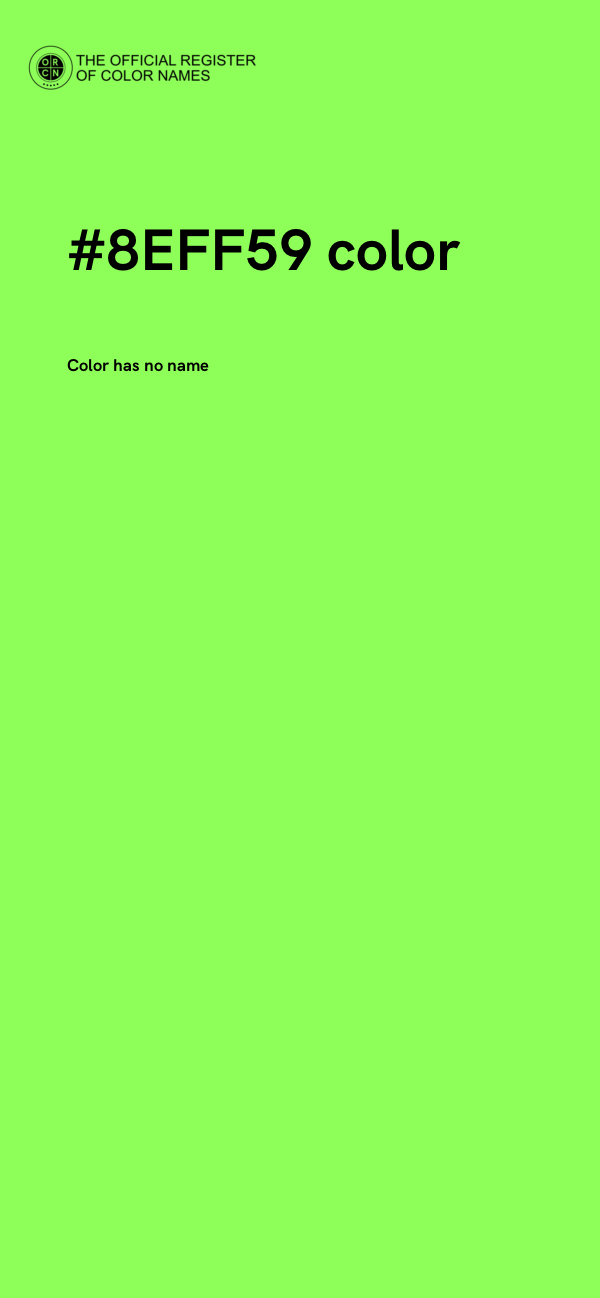 #8EFF59 color image