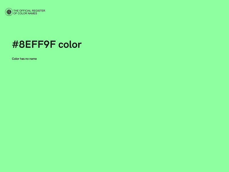 #8EFF9F color image