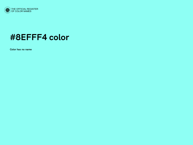 #8EFFF4 color image