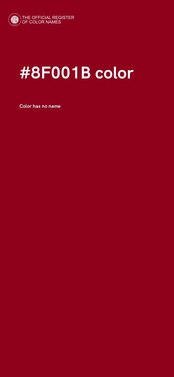 #8F001B color image