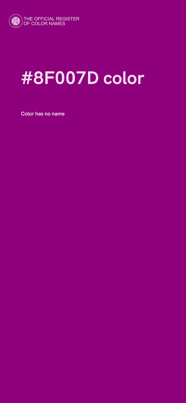 #8F007D color image