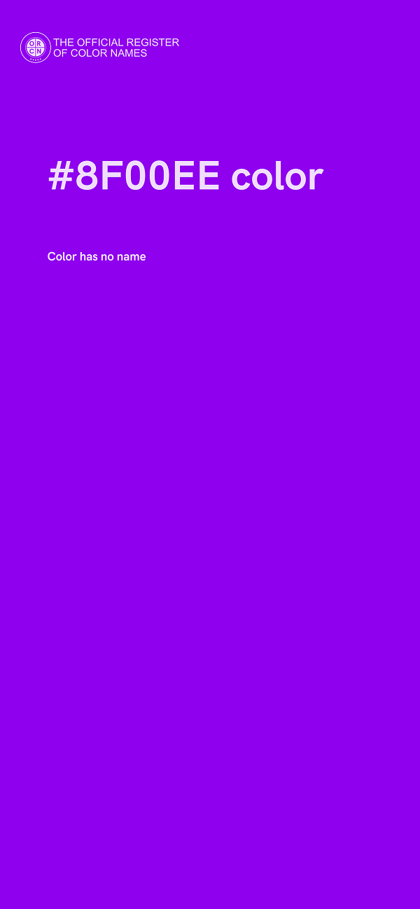 #8F00EE color image
