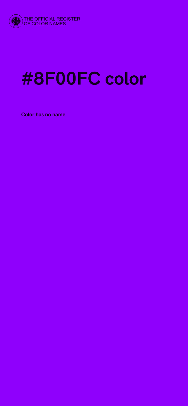 #8F00FC color image
