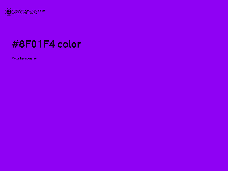 #8F01F4 color image