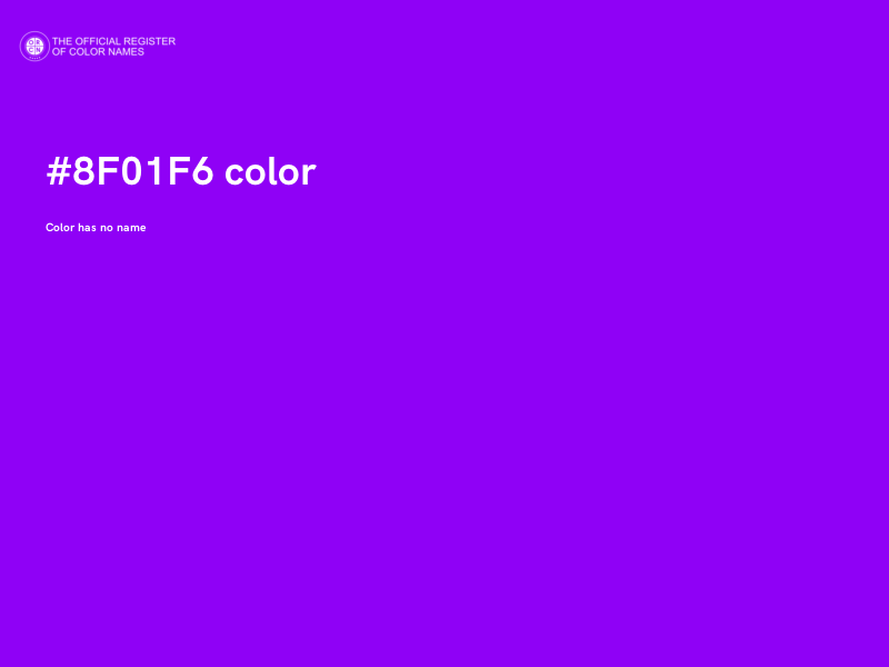 #8F01F6 color image