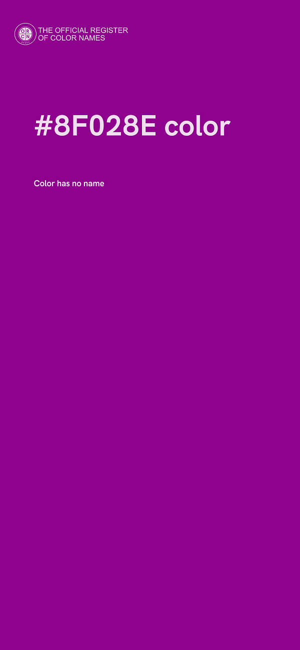 #8F028E color image
