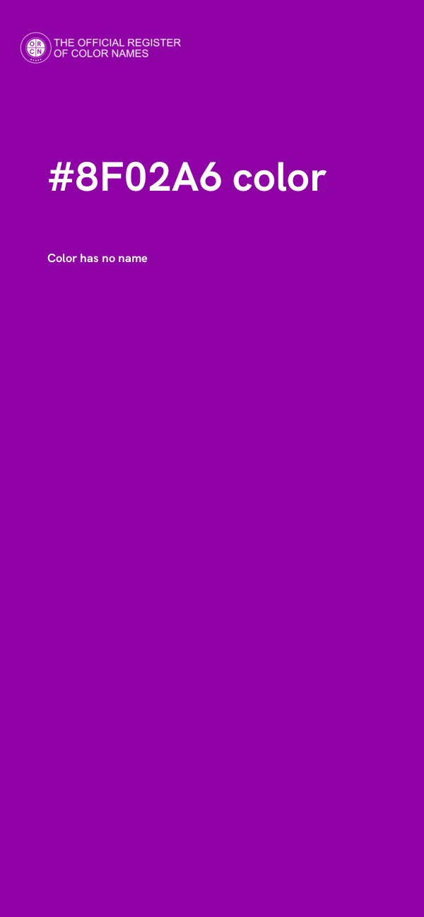 #8F02A6 color image