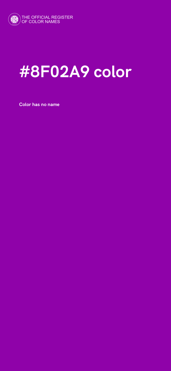 #8F02A9 color image