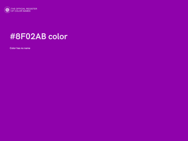 #8F02AB color image