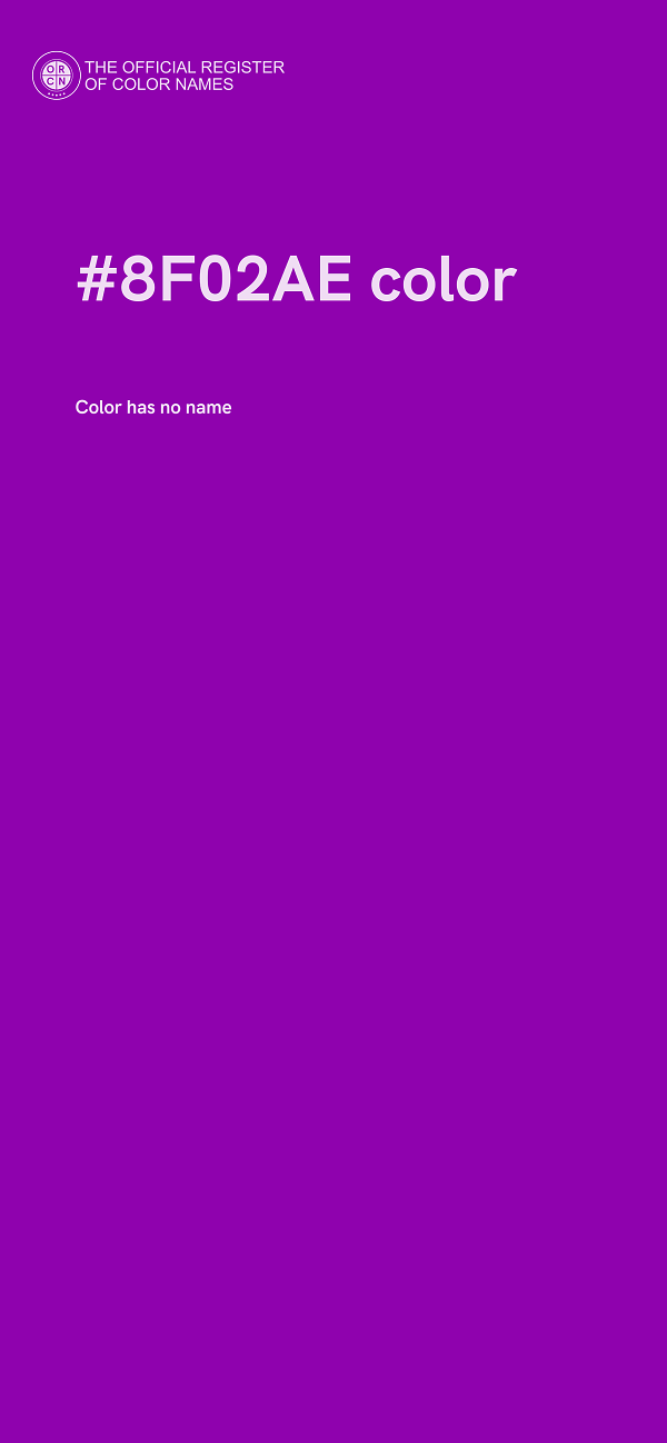#8F02AE color image