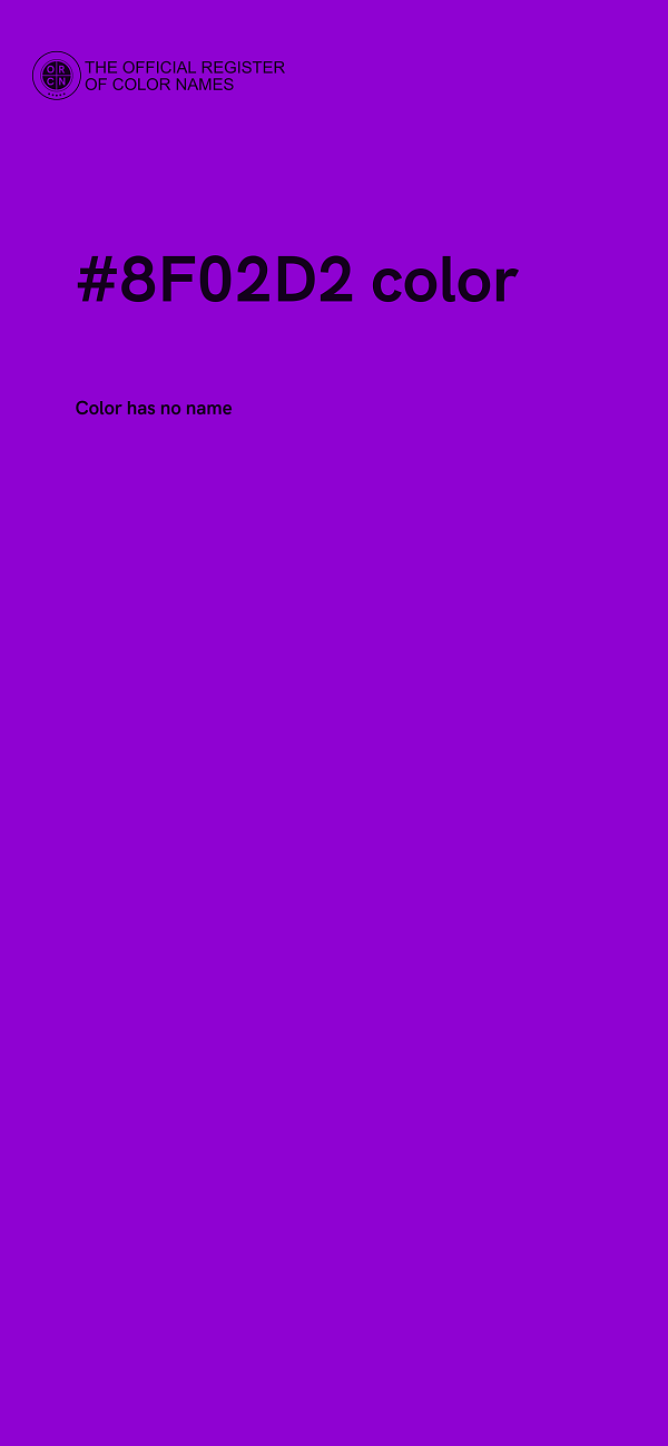 #8F02D2 color image