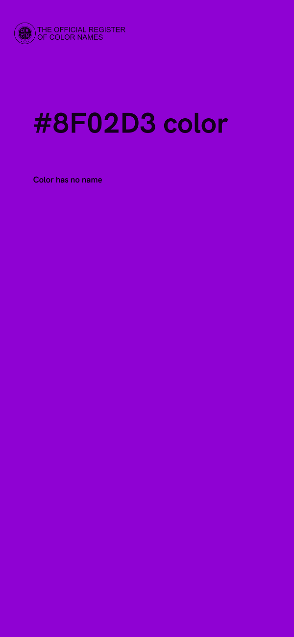 #8F02D3 color image
