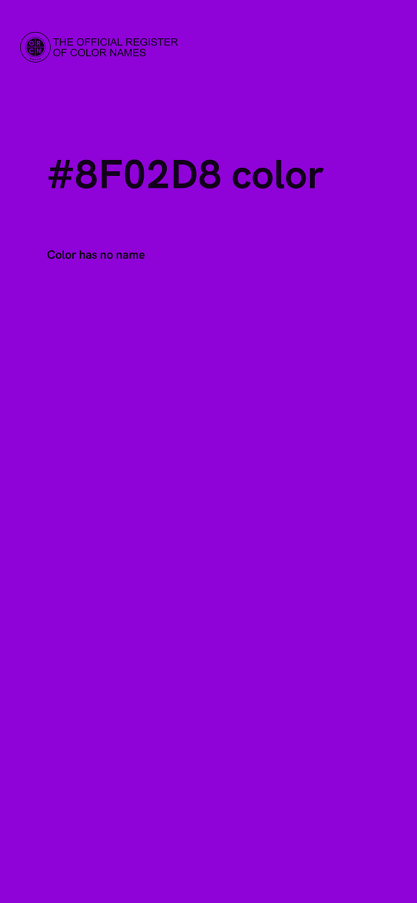 #8F02D8 color image