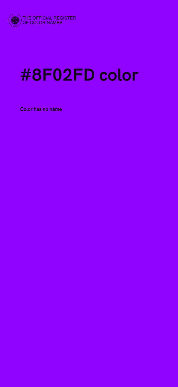 #8F02FD color image