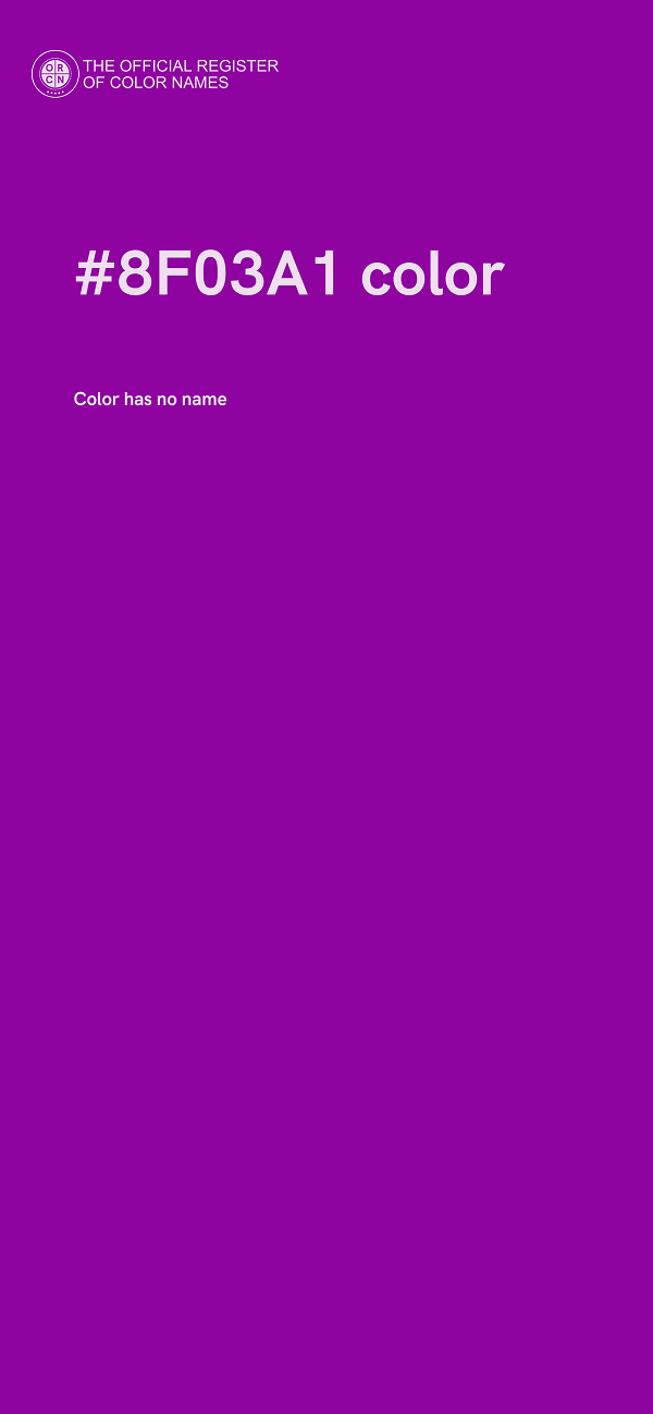 #8F03A1 color image