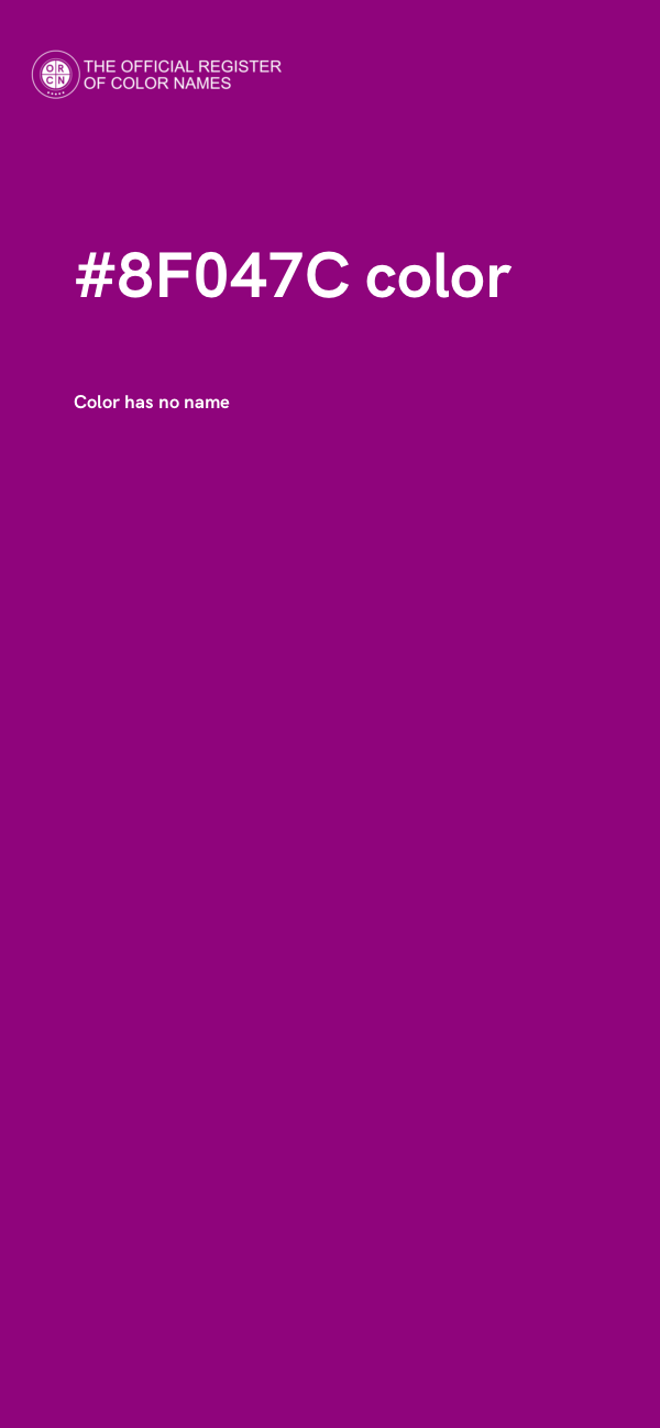#8F047C color image
