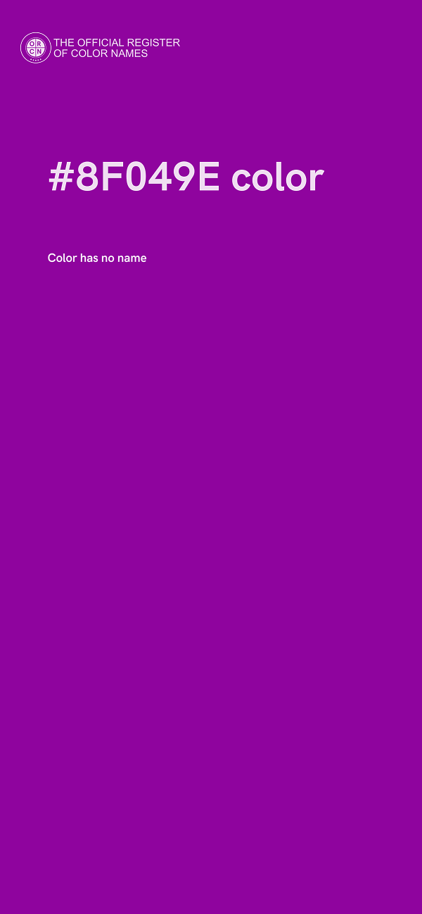 #8F049E color image