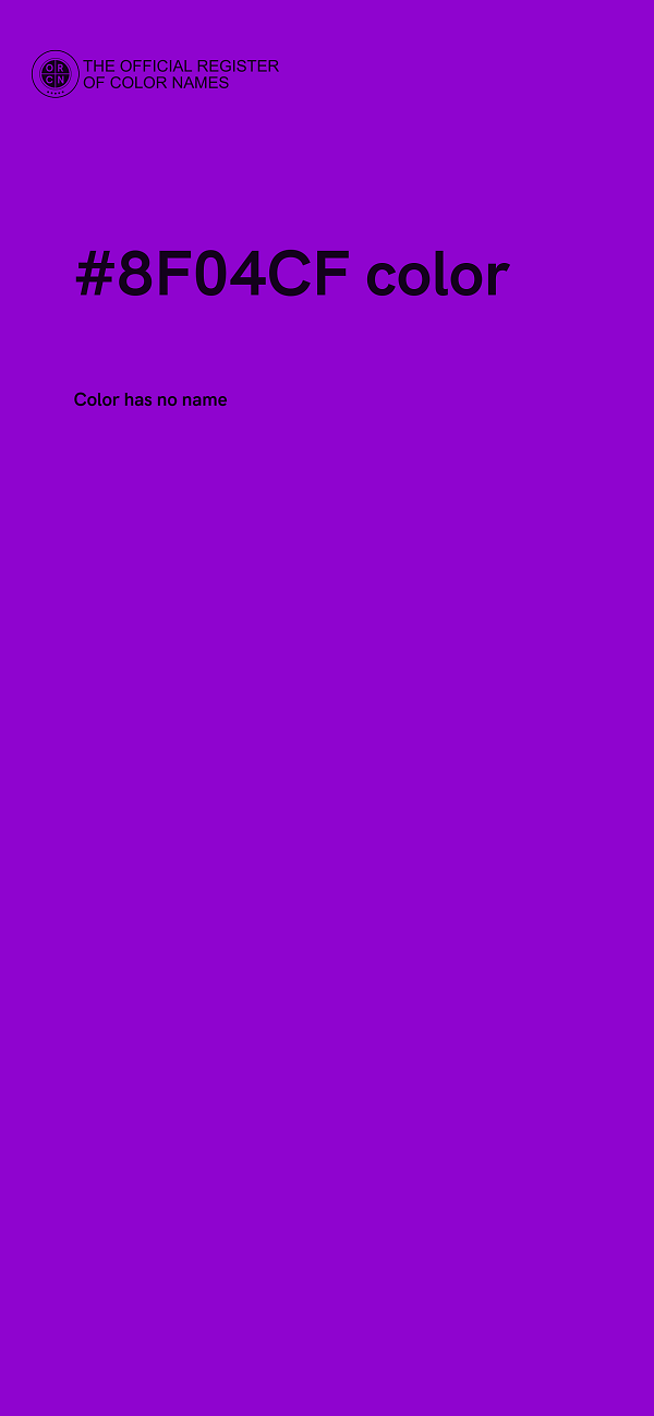 #8F04CF color image