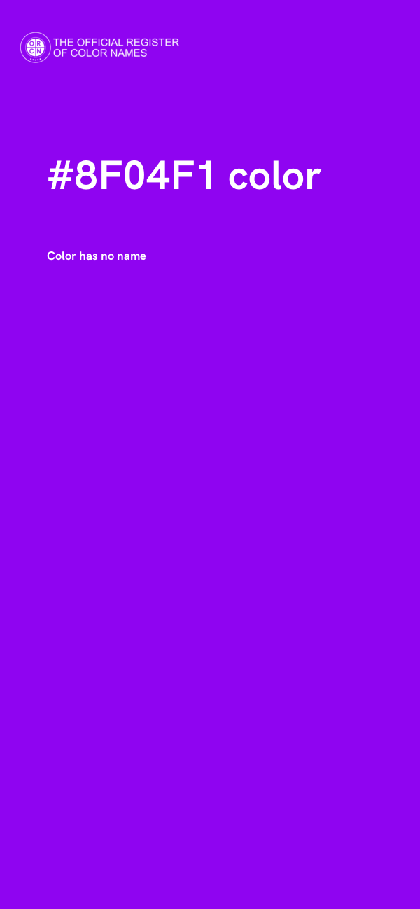 #8F04F1 color image