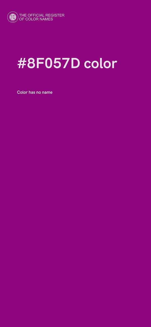 #8F057D color image