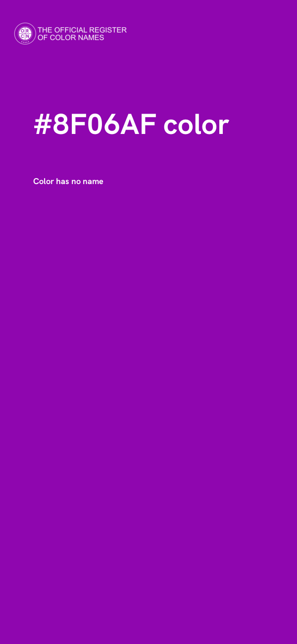 #8F06AF color image