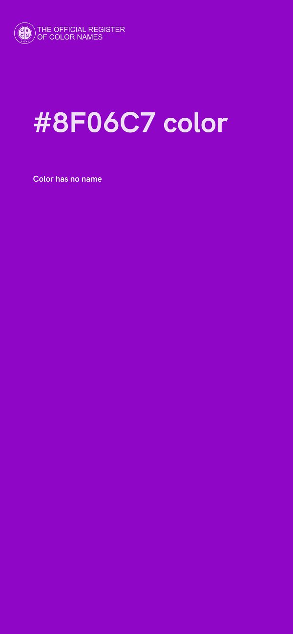 #8F06C7 color image