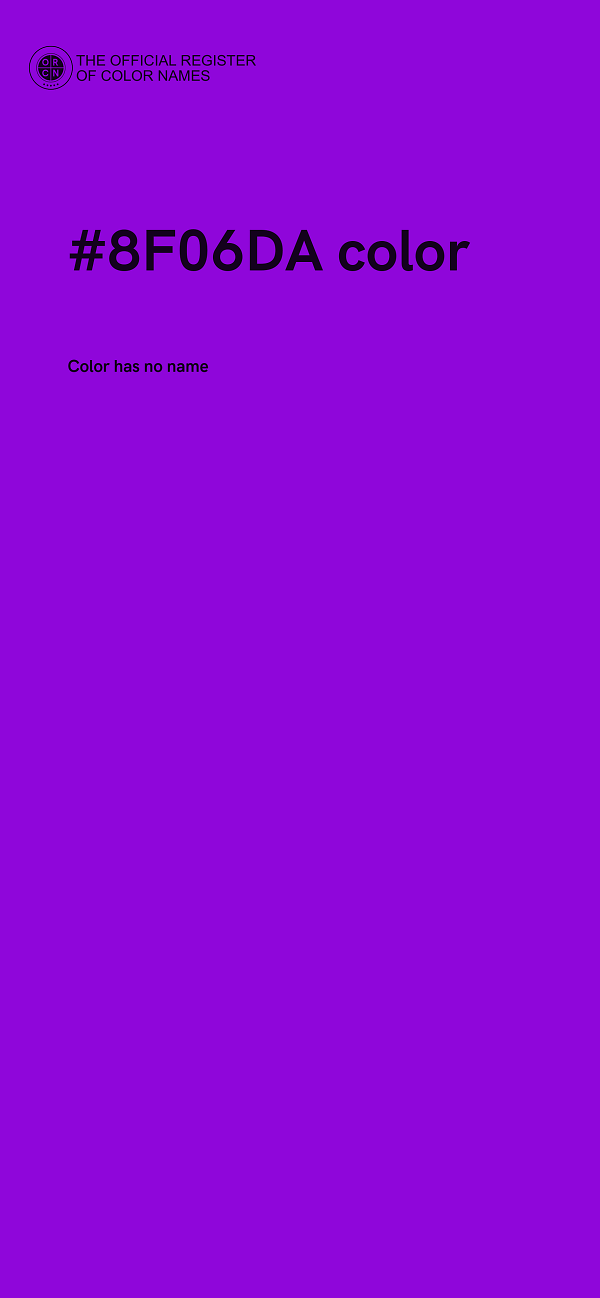 #8F06DA color image