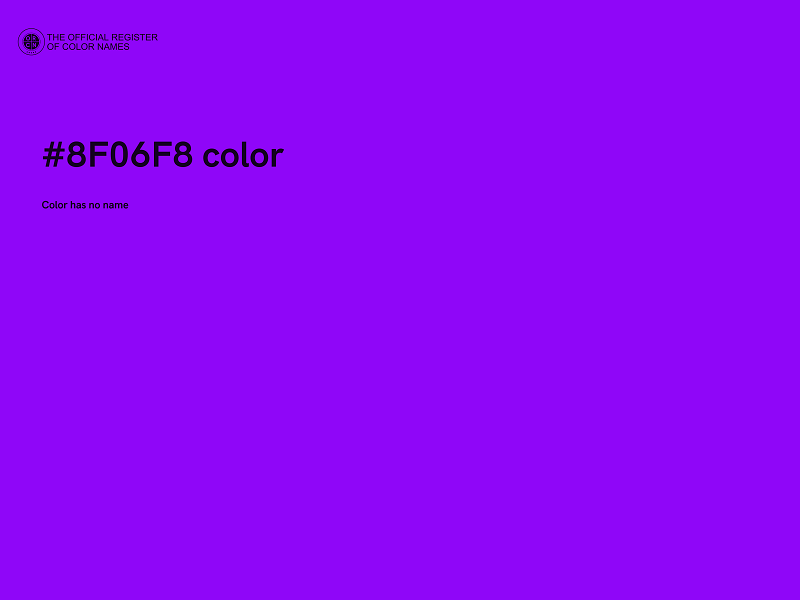 #8F06F8 color image